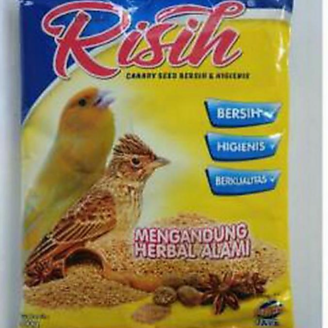 Ebod Risih Canary Seed Bersih Pakan Burung Kenari Branjangan Dll