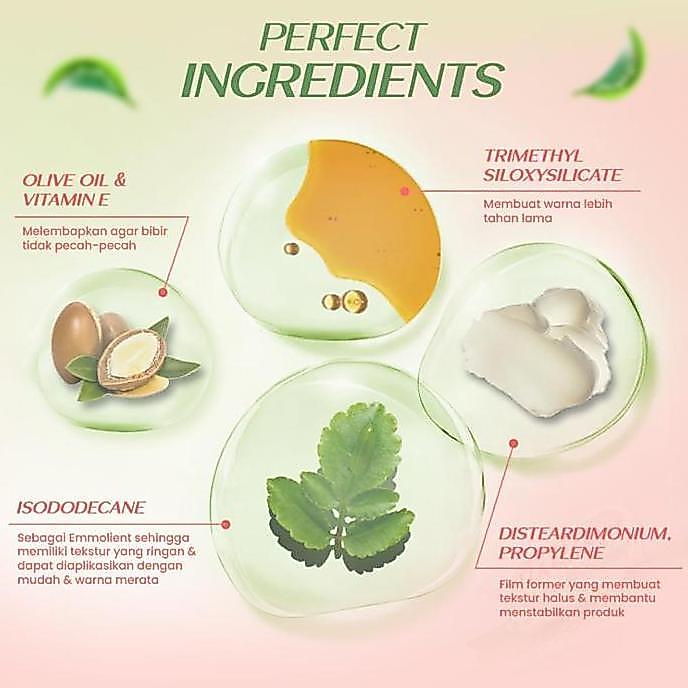 Lipcolor- Hanasui Mattedorable Lip Cream Matcha Latte Edition  Lipcream Lipstick Cair Mate Gloss Liq