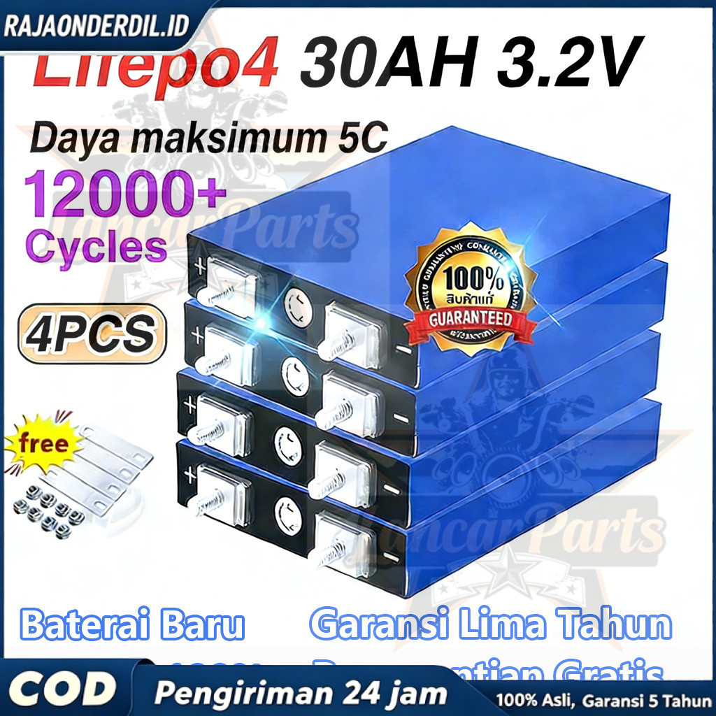 [Garansi 240 bulan]CATL/BYD baterai lifepo4 72v/12V/24V 24s 50ah/100ah/120ah smart bms 520ah Baterai