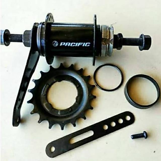 Hub set torpedo sepeda lubang 36 biasanya untuk sepeda bmx atau fixie