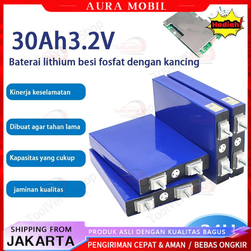 Baterai Lifepo4 3.2V 30Ah Elektrik Baterai Lithium LIFEPO4 DISCHARGE CAPACITY TEST PROVE Baterai Lit