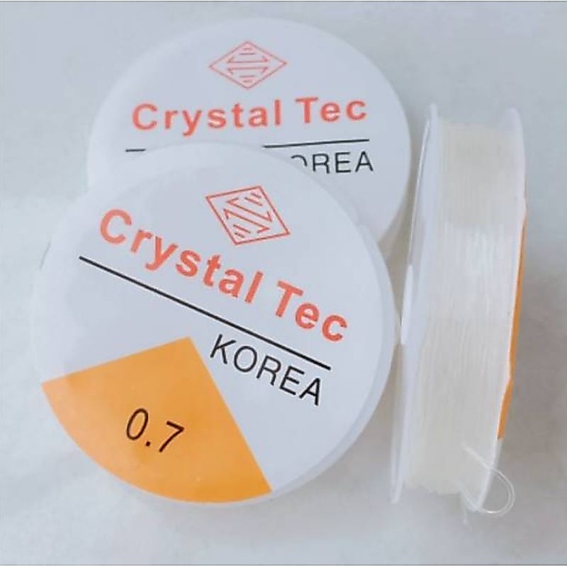 Tali Karet Kenur Crystal Korea Nilon melar Gelang Kalung