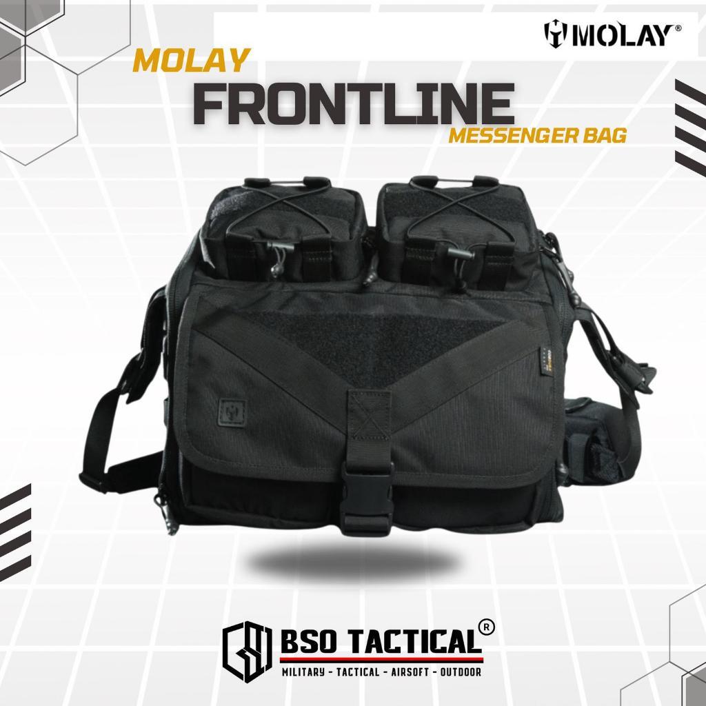 Molay Frontline Messenger Bag Tas Selempang Tactical  Outdoor Original     Berkualitas