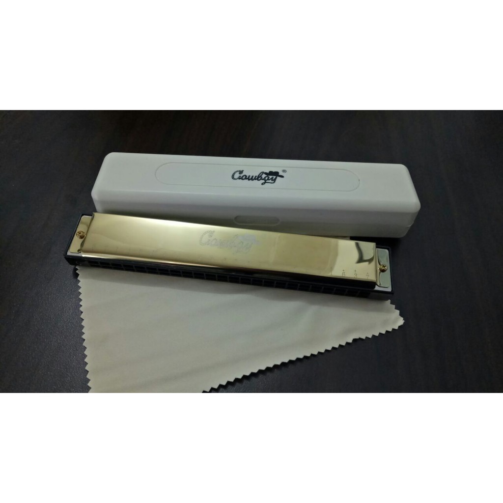 (Fancy19) Harmonika cowboy original 24 hole nada C A1023