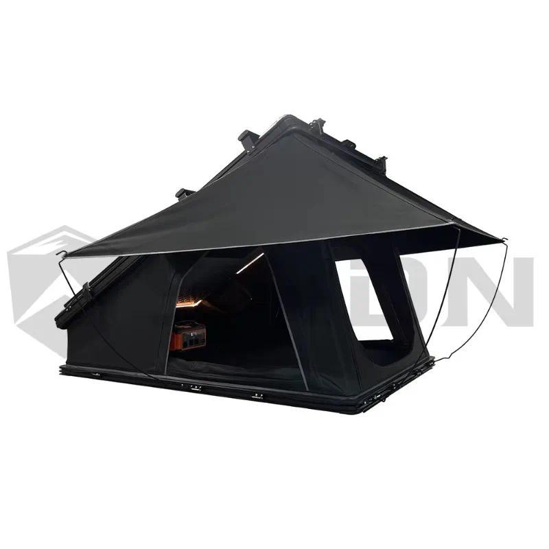 34 Person Camping Roof Top Tent X Hinge 4x4 Waterproof Roof Aluminum Hard Shell Car Rooftop Tent Har