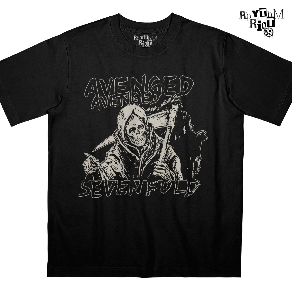 RhythmRiot Kaos Band Vintage Combed 24s - T Shirt Distro Punk Metal - DR0258