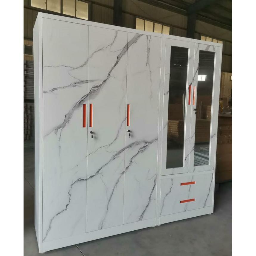 LEMARI PAKAIAN BESI 5 PINTU
