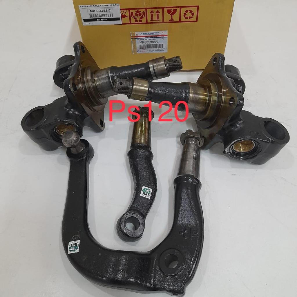 Knuckle axle front lh rh asli as roda depan kenakel arm set ori ps120