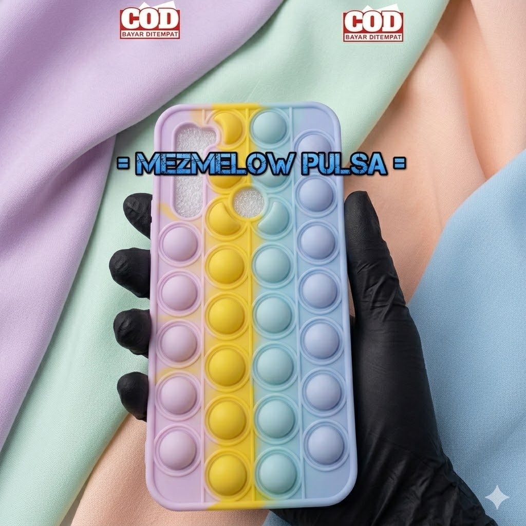 Casing Case Lembut Soft Case Pop It Silicone Case XIAOMI REDMI NOTE 8 BIASA
