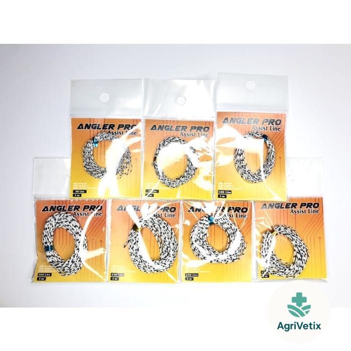 Assist Hook Benang Metal Jig Jigging 50 70 100 150 200 250 300 Lbs Line Kevlar Solid tanpa Lubang - 