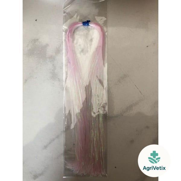 Bulu Sutra Halus Assist Hook Sutera - Pink Metalik