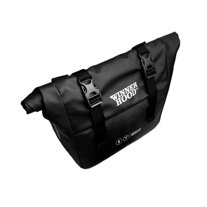 WINNER HOOD - Tas Pannier / Sidebag Vintage ( Retro ) Motor Honda WIN 100 - 1 Set + Cover