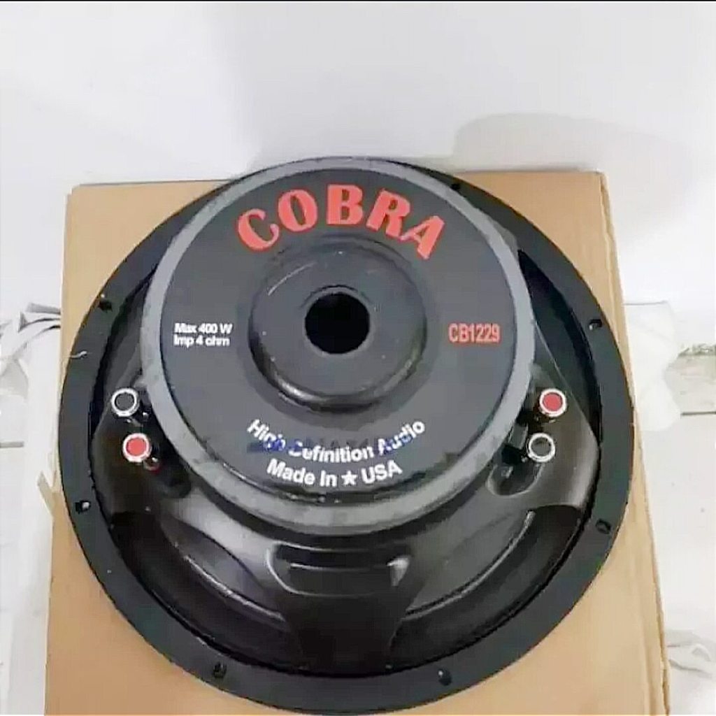 Speaker Komponen Cobra CB 1229 DC 12 inch Subwoofer