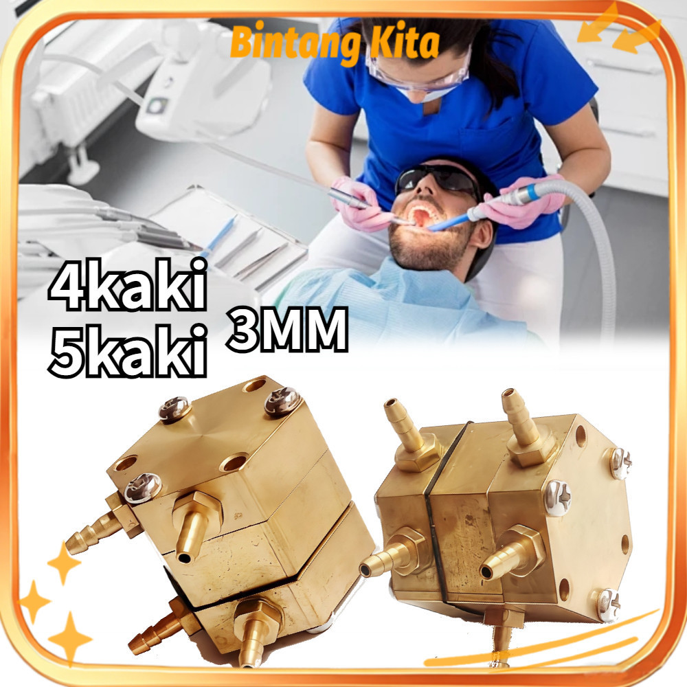 Sparepart Dental Unit Membran Air Segi 6 Water Pressing Valve