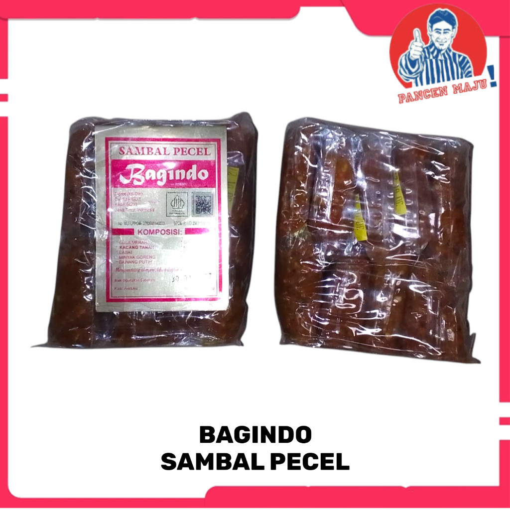 Bumbu sambel Sambal Pecel BAGINDO Kediri 625 gr isi 10