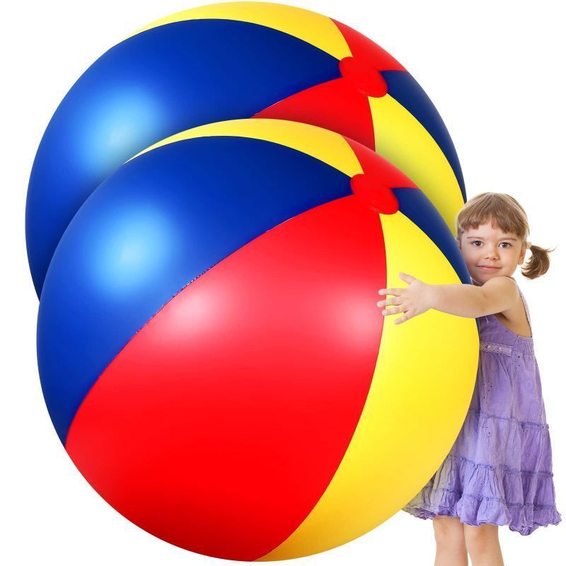 CM Bola Pantai Jumbo Tiup 150cm Giant Beach Ball Warna Bola Pantai Tiup Super Jumbo Bola Pantai
