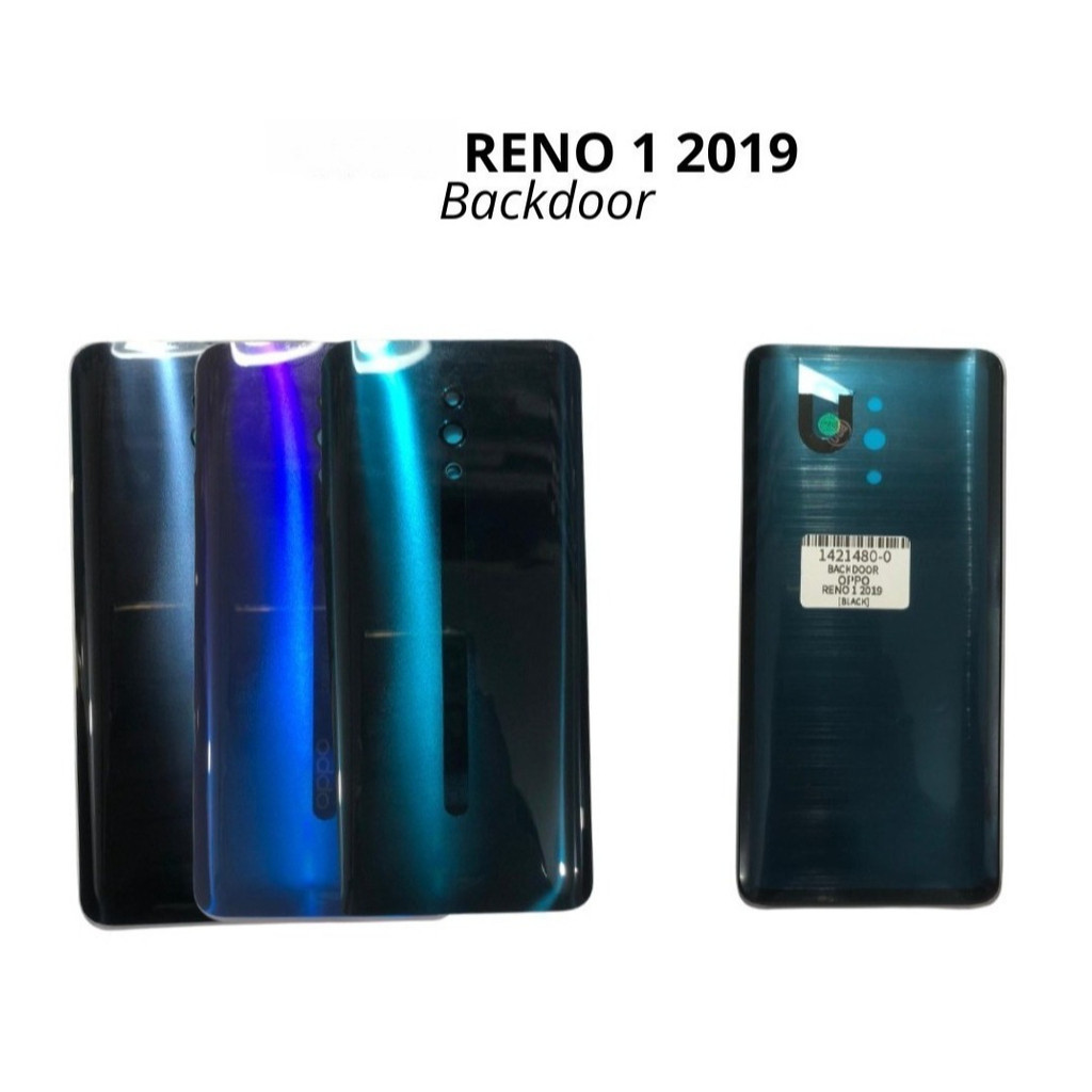 76 Backdoor Reno 1 2019 / PCAM00 / PCAT00 / CPH1917 - Penutup Tutup Baterai Casing Belakang Backcase