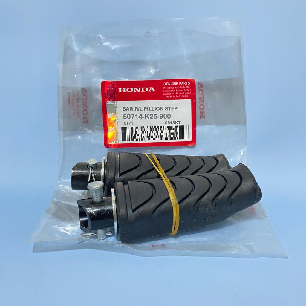 ( PAKET 5 ) KARET STEP / PIJAKAN KAKI BELAKANG HONDA BEAT FI 50714-K25-900