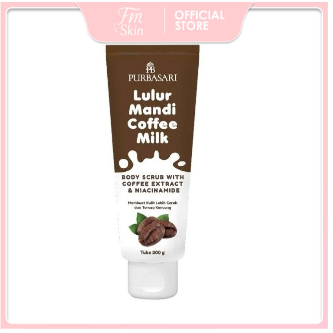 FS  - PURBASARI Lulur Mandi Coffe Milk 200GR Tube