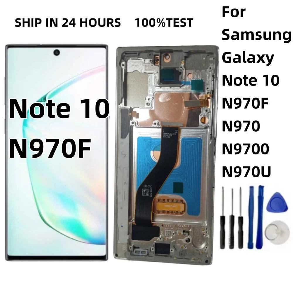 splay Screen for Samsung NOTE 10 N970 SM-N970F SM-N9700 N970U N971N N970X LCD splay Tou Screen gitiz