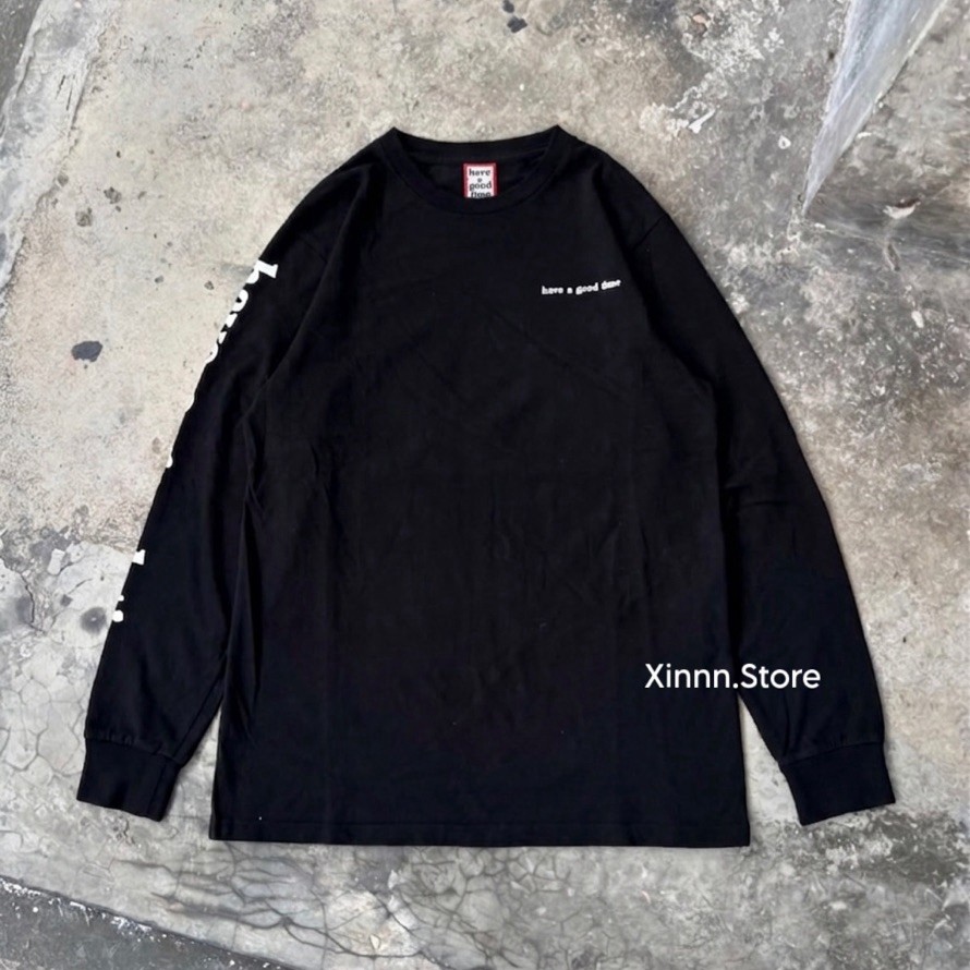 Have A Good Time Long Sleeve Tee – Black