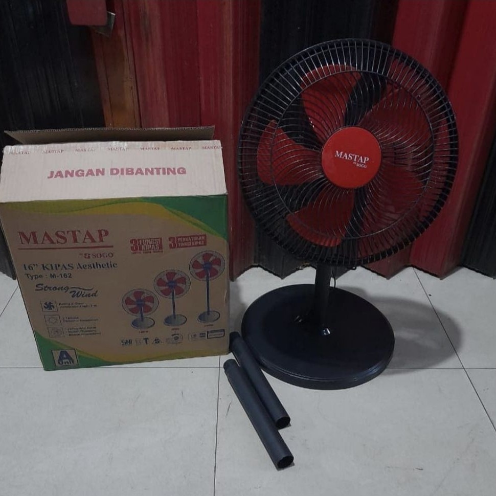 Kipas angin berdiri 16 inchi merk mastap sogo aestetikms sf 16 16216 inchi 3 fungsi lantai,duduk dan