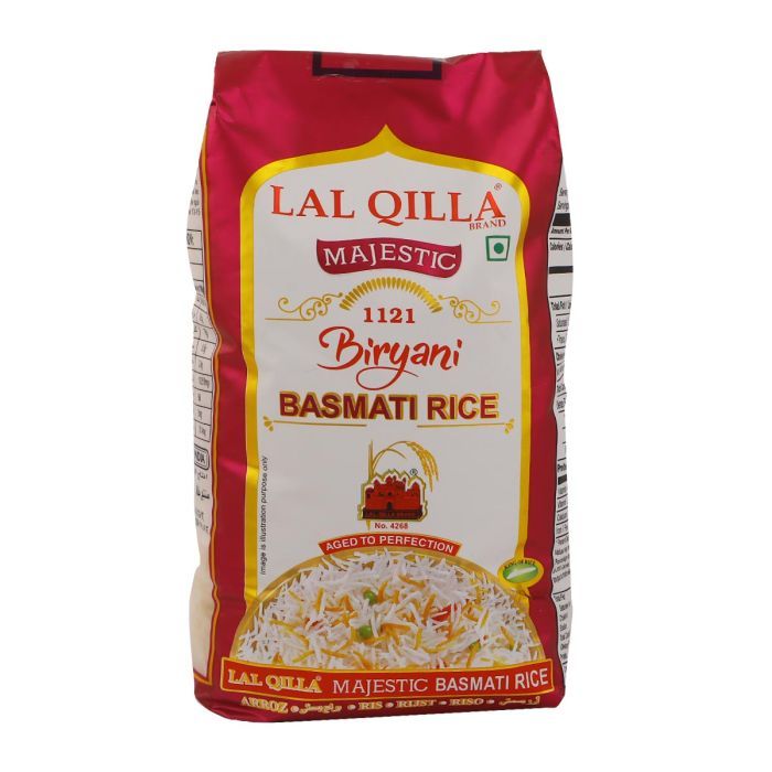 Lal Qilla Majestic Basmati Rice 1kg | Beras Basmati Premium 1121 Extra Long Grain