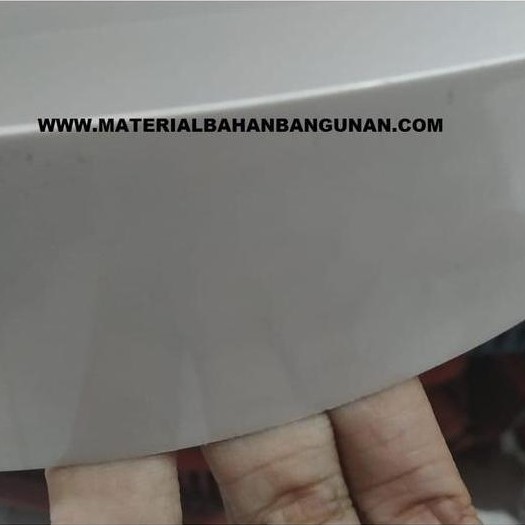 Taco List Edging 1 x 4 cm Putih Kilap Pelapis Pinggiran HPL GROSIR
