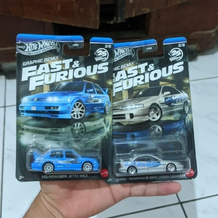 Hotwheels Acura integra dan Vw jetta