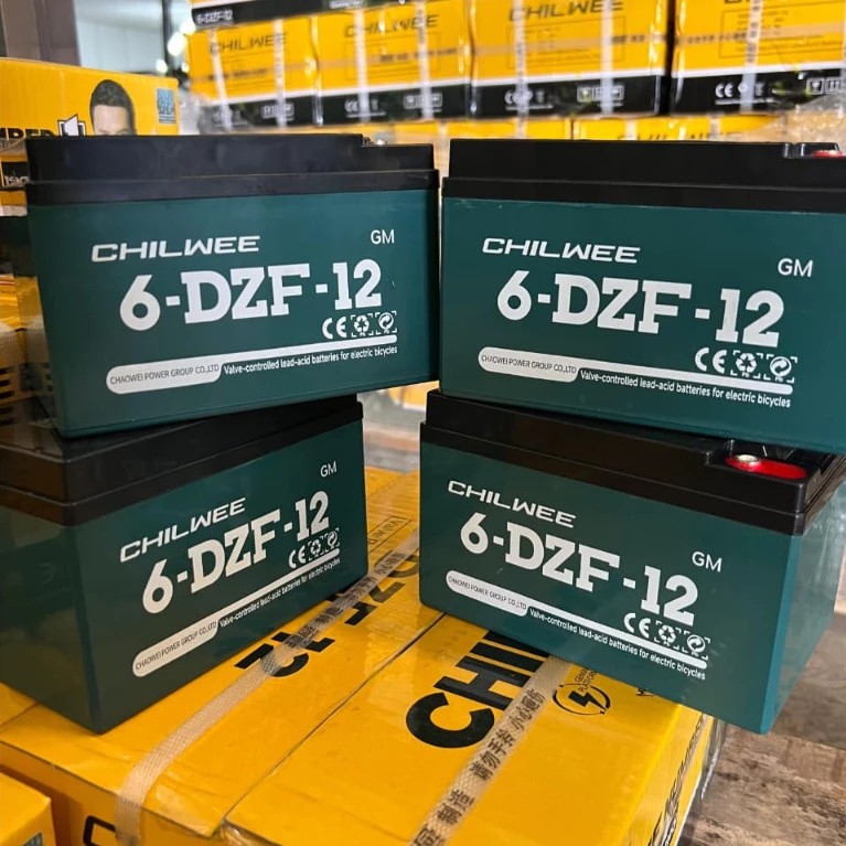 Aki Chilwee Sepeda Listrik-AKI CHILWEE 6-DZF-12 ;12V-12AH