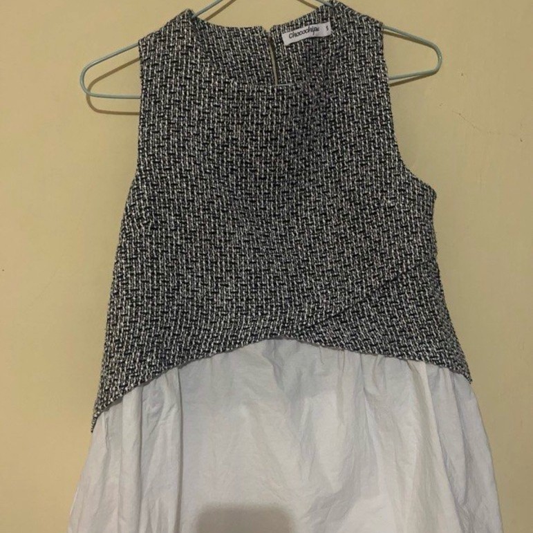 chocochips boutique tweed top