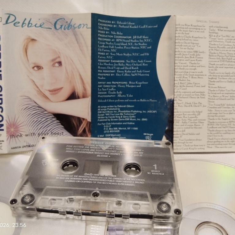 kaset pita debbie gibson // think with your heart