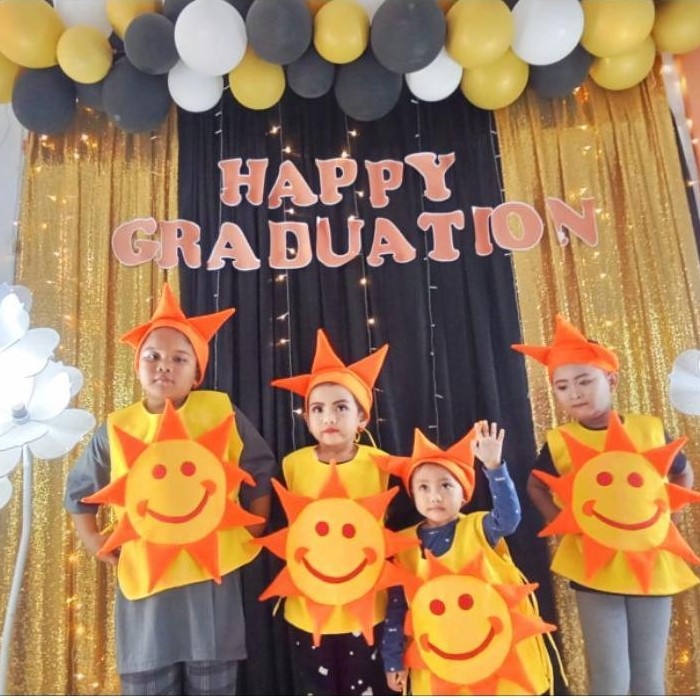 Free Ongkir Kostum Matahari Anak/ Dewasa  (Free Topi ) Pentas Seni Karnaval / Acara Agustusan / 17 A