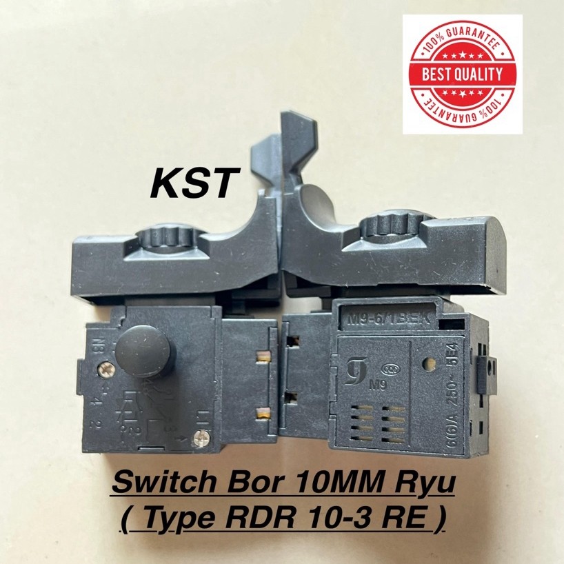 Switch Saklar Bor Ryu RDR 10-3 Saklar Switch Bor Ryu 10 MM