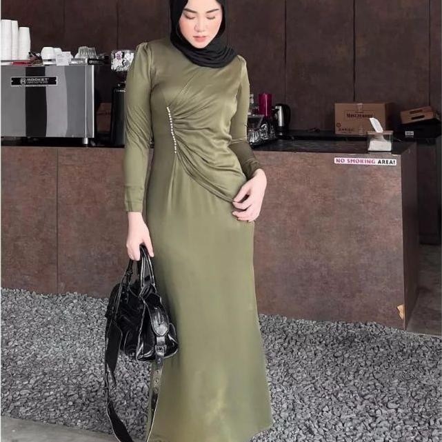 TERMURAH TERMURAH  GAMIS PESTA MEWAH DIEVA/ BAJU PESTA MUSLIM / SERAGAMAN BRIDESMAID
