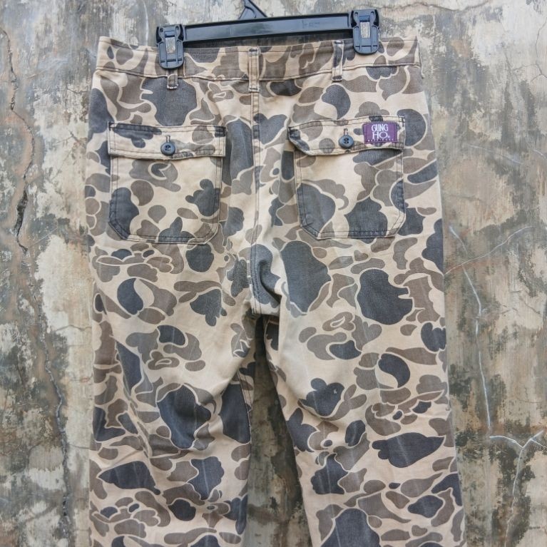 fatigue pants frogskin camo GUNG HO not buzz rickson