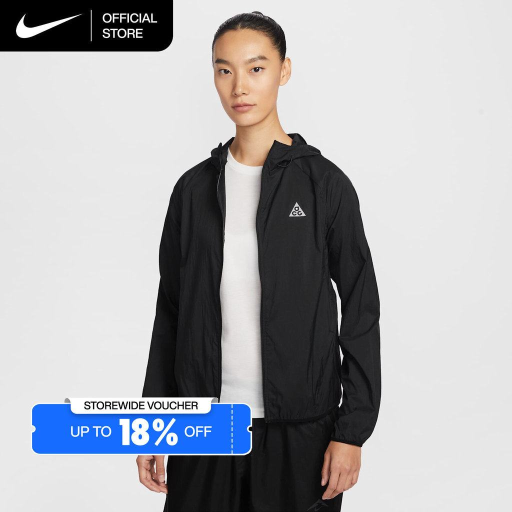 Nike Women's ACG Repel Trail Running Jacket - Black [IO9749-010]