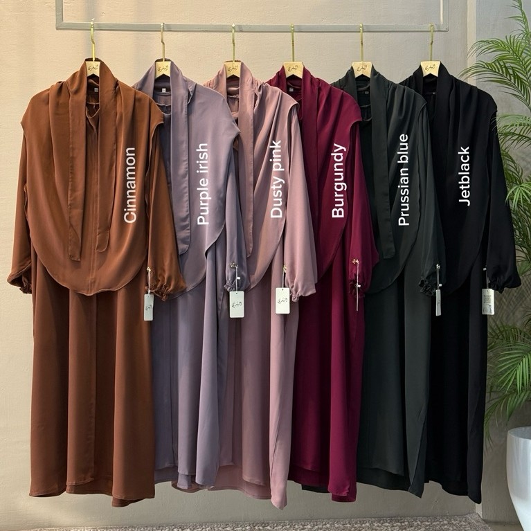 NUHA abaya by all_busyra material Nabeen antiUV