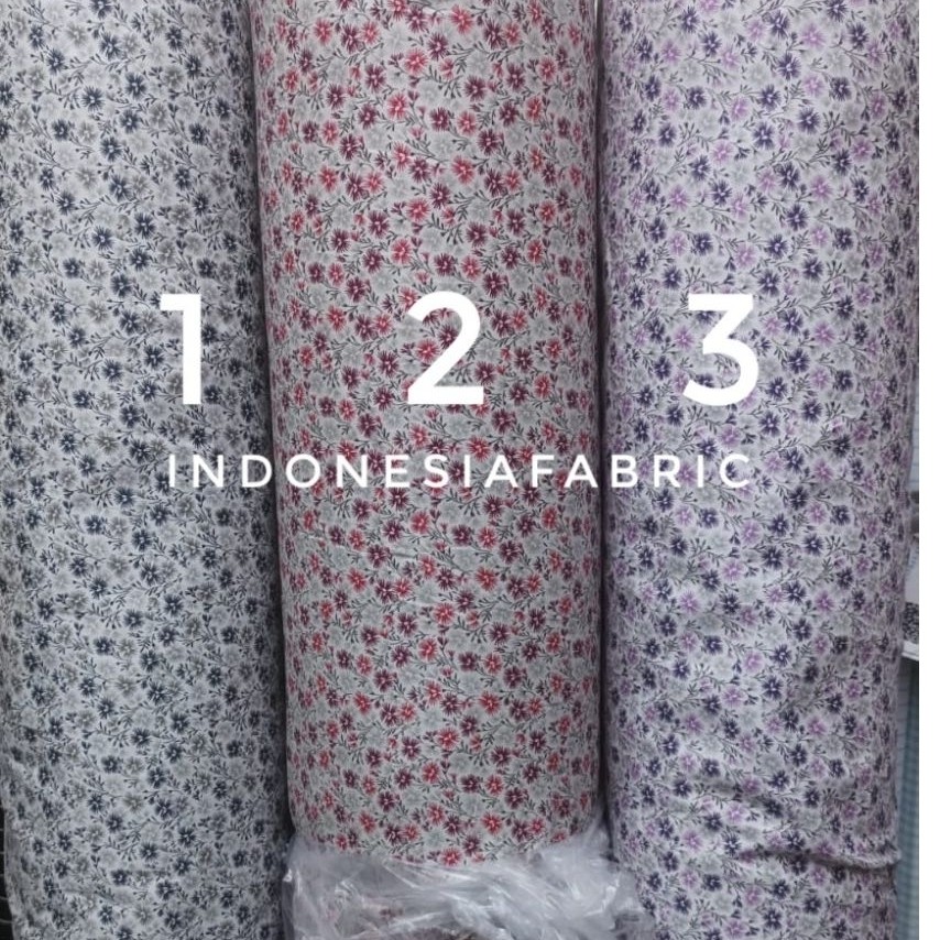 Kain Katun Jepang motof KJ521 tokai senko japan cotton ori bahan gamis tunik mukena daster piyama ke