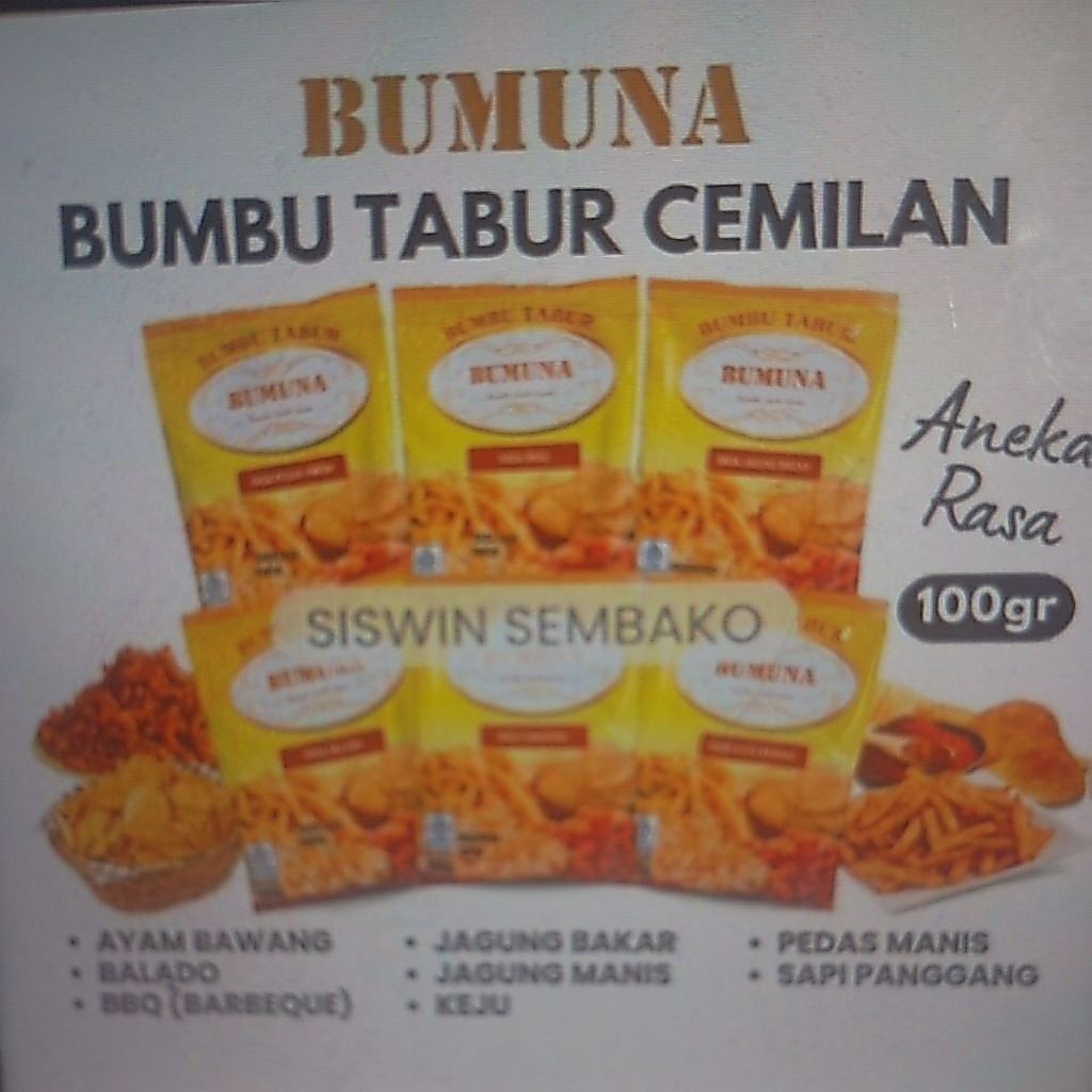 Bumbu tabur rasa bumuna