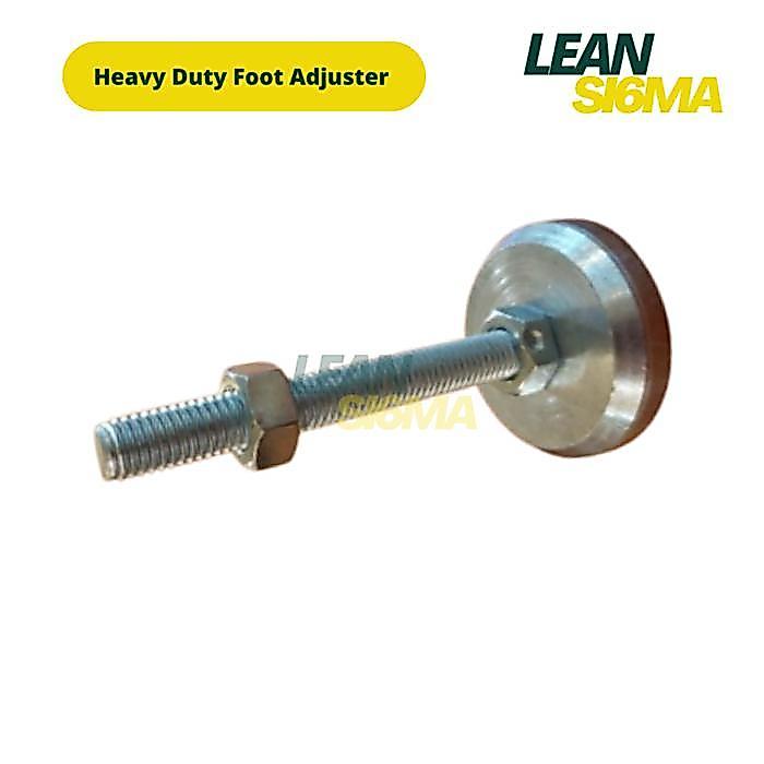 Heavy Duty Adjuster Foot Kaki Meja Conveyor Galvanis