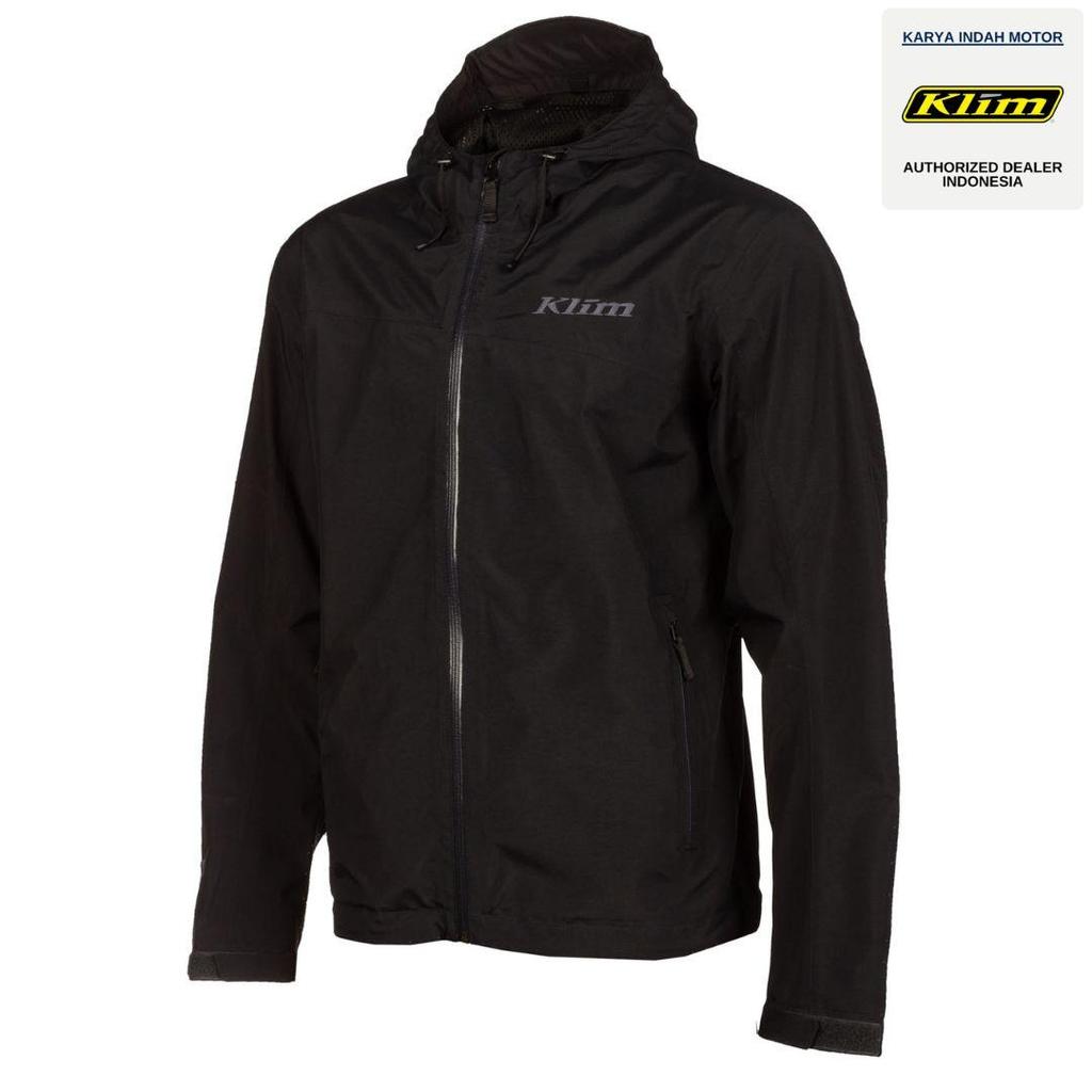 KLIM Stow Away Jacket Black Asphalt Original Gore-Tex Waterproof Packable Rain Shell Premium