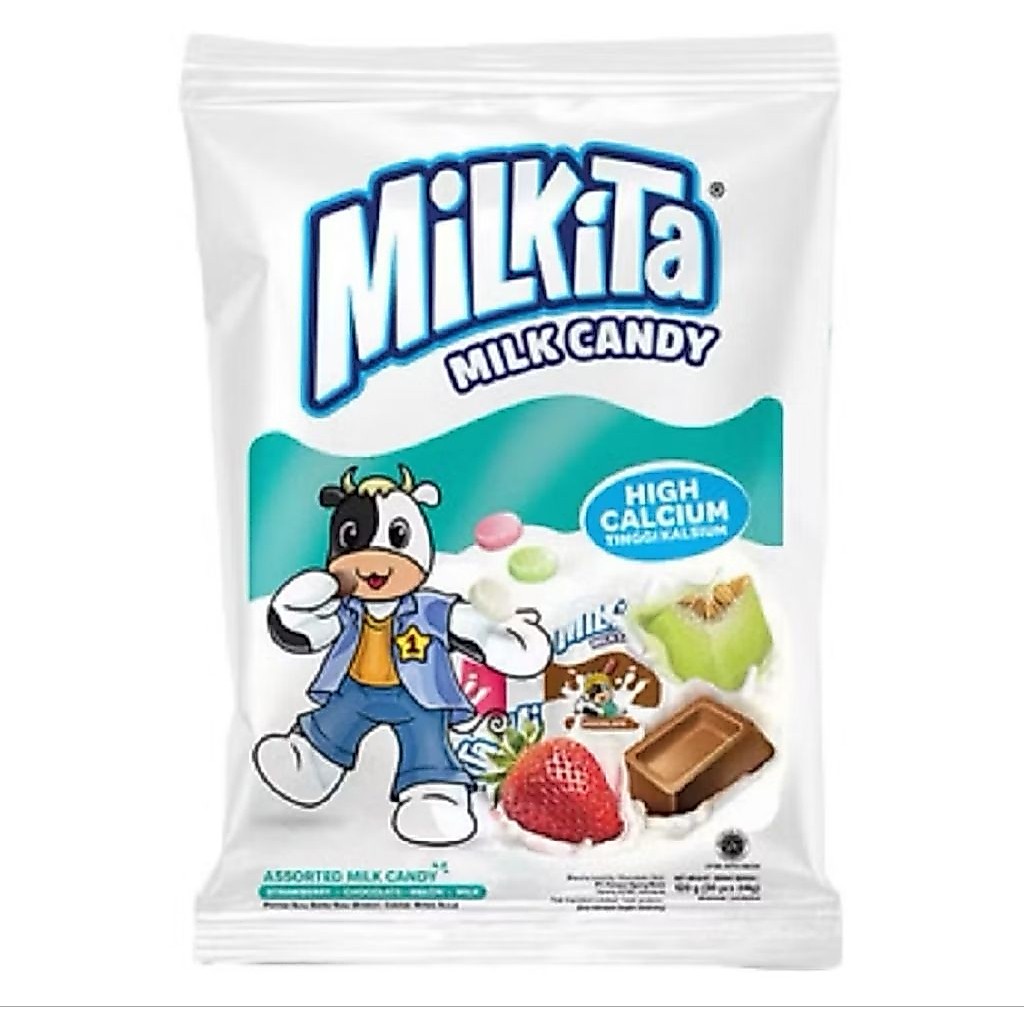 Permen Susu Milkita isi 30 PC mix rasa - Milk Candy Milkita 1 Pack