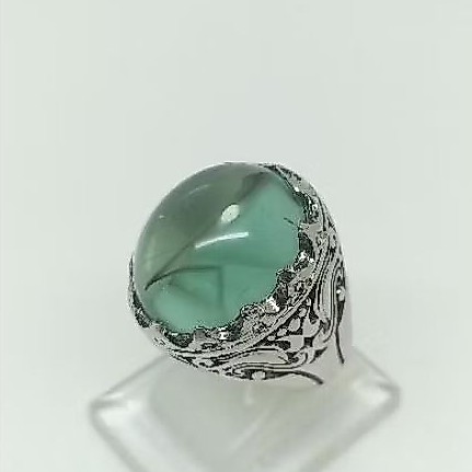 CINCIN BATU KENDIT GREEN OBSIDIAN