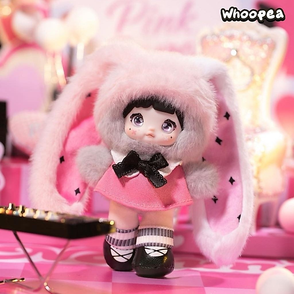 baju luna hitam pink