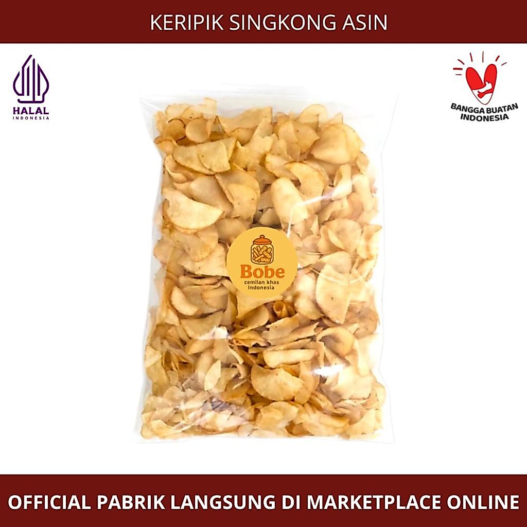 [Toko Kue Bobe] - Keripik Singkong Asin - Snack Kiloan