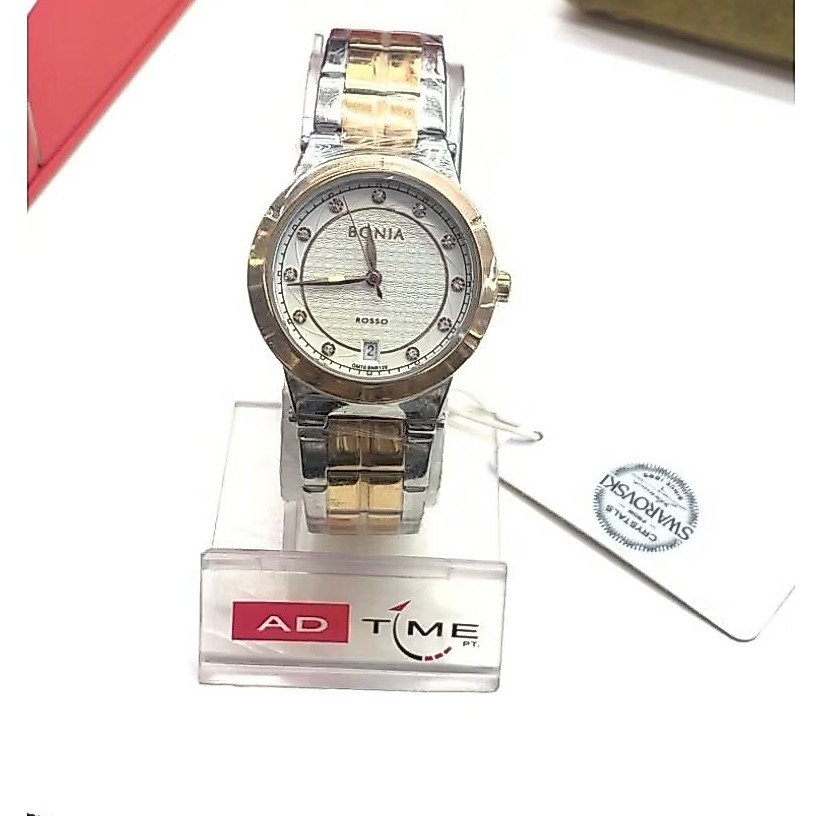 Jam tangan analog wanita BONIA BNR129-2617 CRYSTAL Swarovski garansi resmi 1thn 100% ori