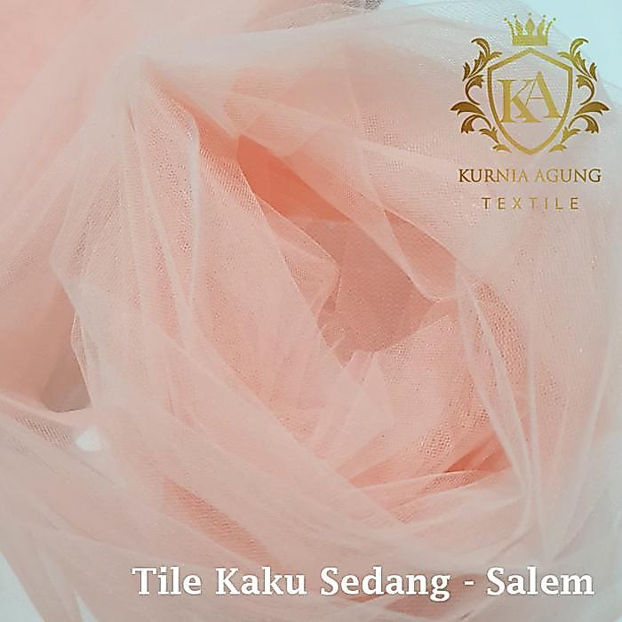 Bahan Multi Kain Satin Velvet Peles Polos Organza Soft Tulle bridesmaid Warna SALEM Meteran Super