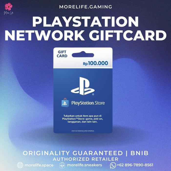 PSN Card PlayStation Network Indonesia Wallet Gift card - Rp 100.000