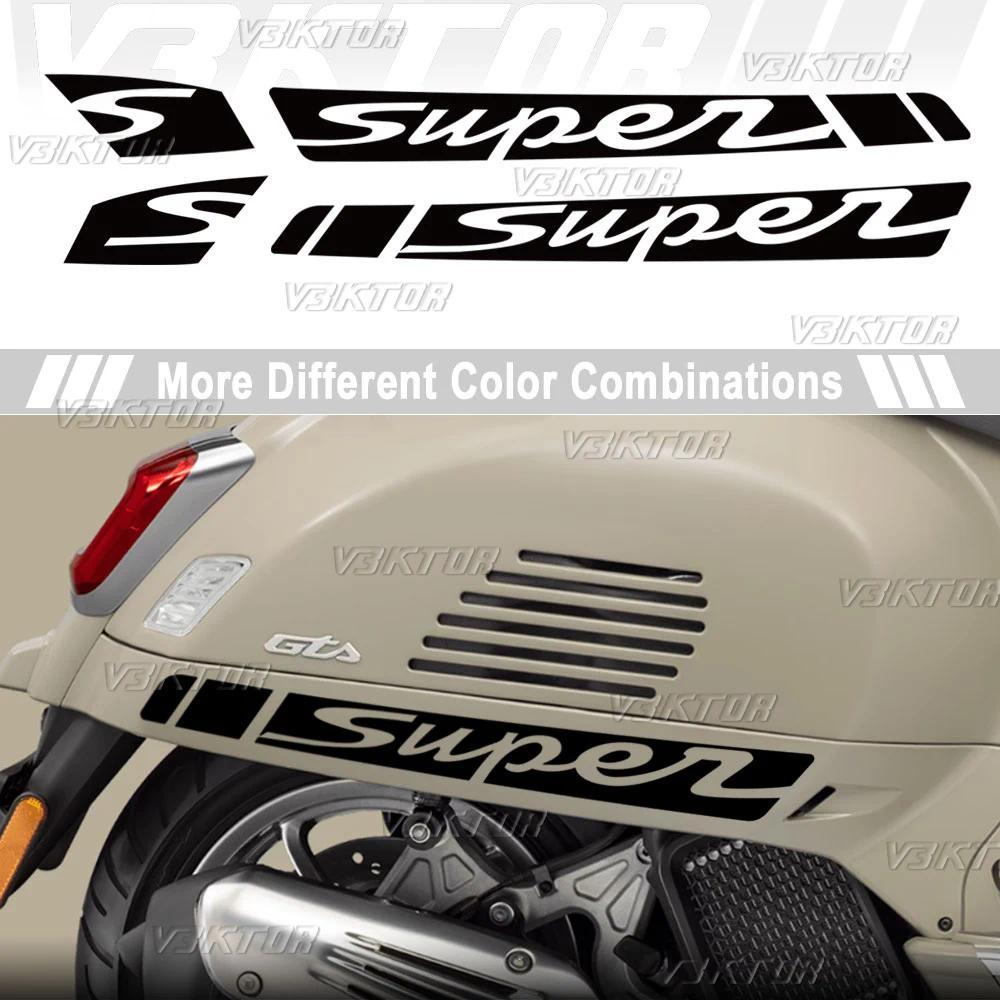 Untuk Vespa GTS / GTS Super GTS 250 GTS 300 GTV 250 GTV 300 GTS250 GTV300 Kit Stiker Skuter Dekal Sa